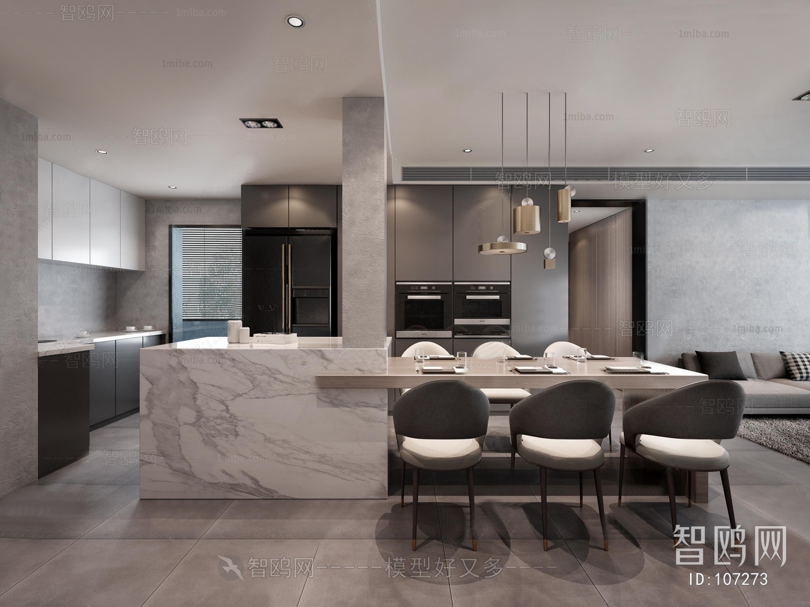 Modern Open Kitchen