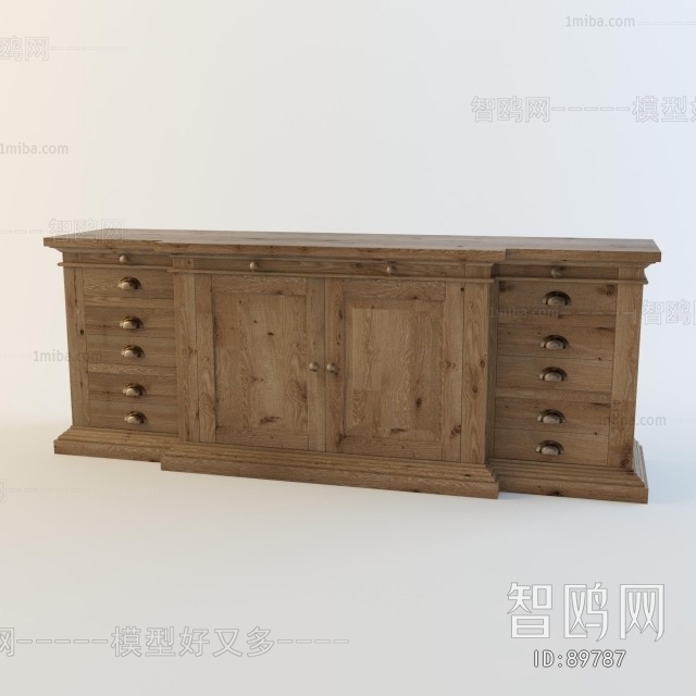 Simple European Style Side Cabinet/Entrance Cabinet