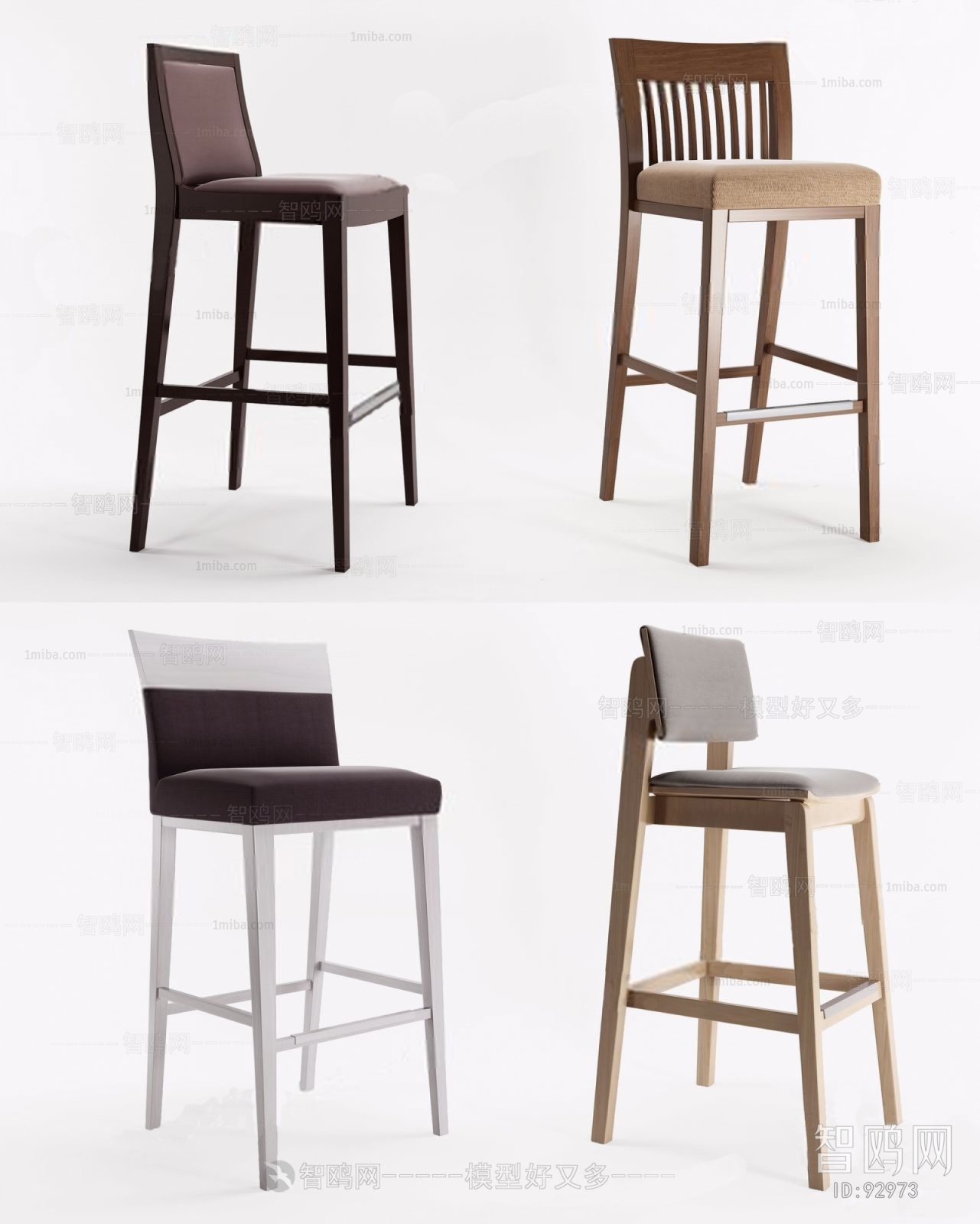 Nordic Style Bar Chair