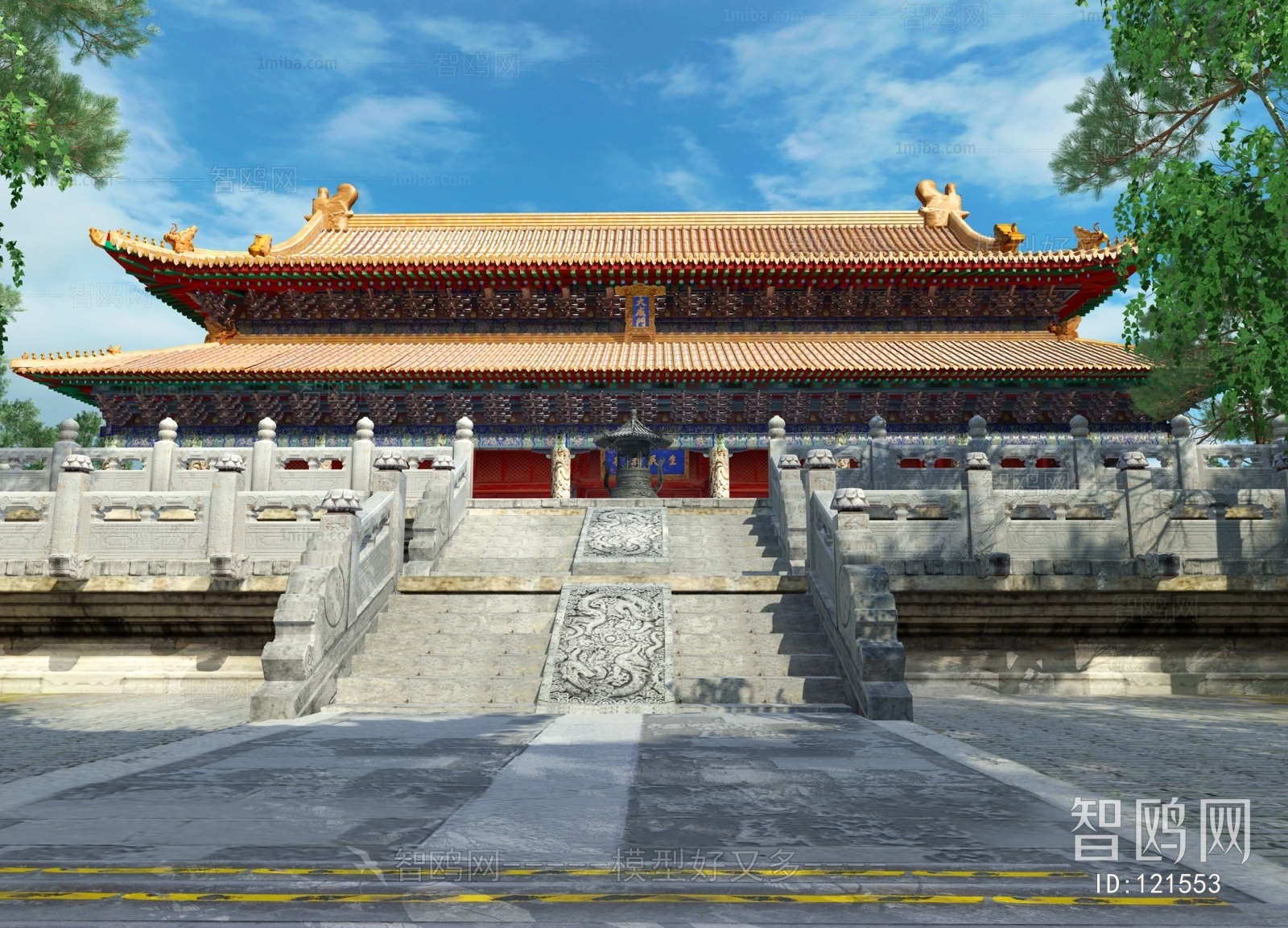 Chinese Style Ancient Architectural Buildings