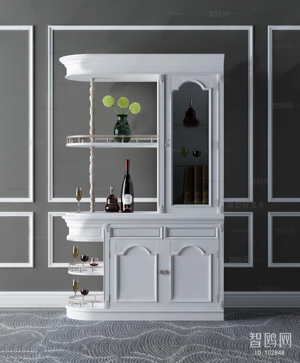 European Style Wine Cabinet