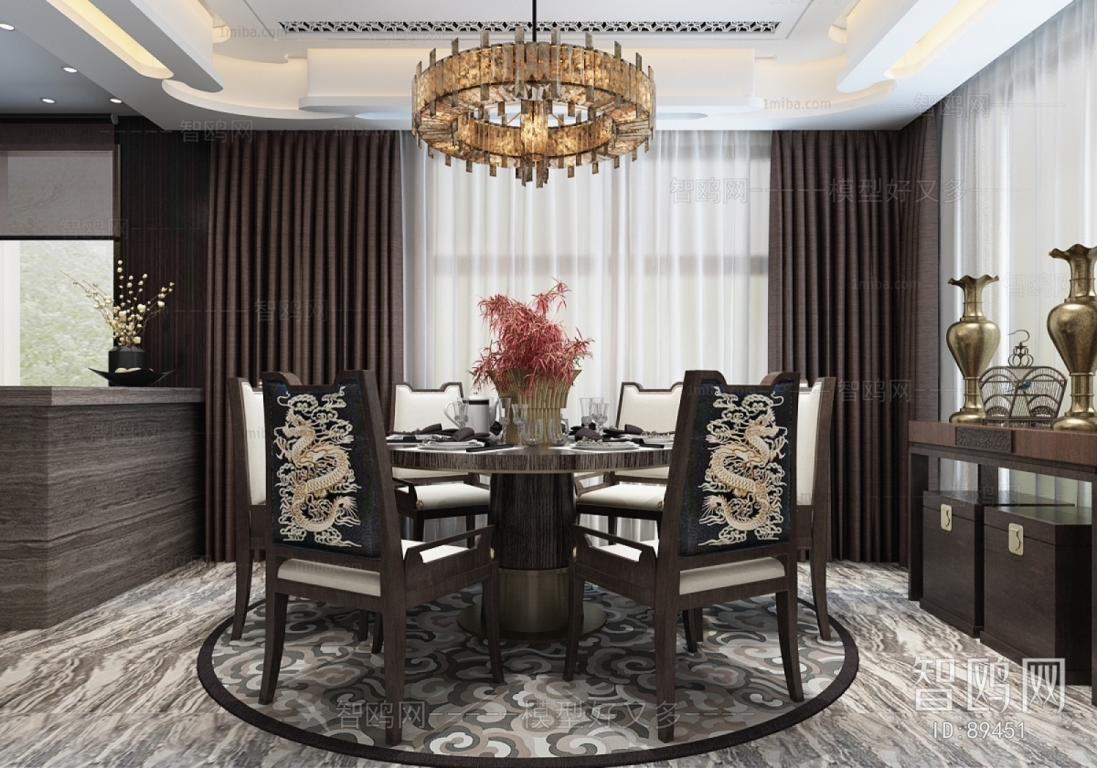 New Chinese Style Dining Room