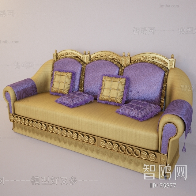 European Style Three-seat Sofa