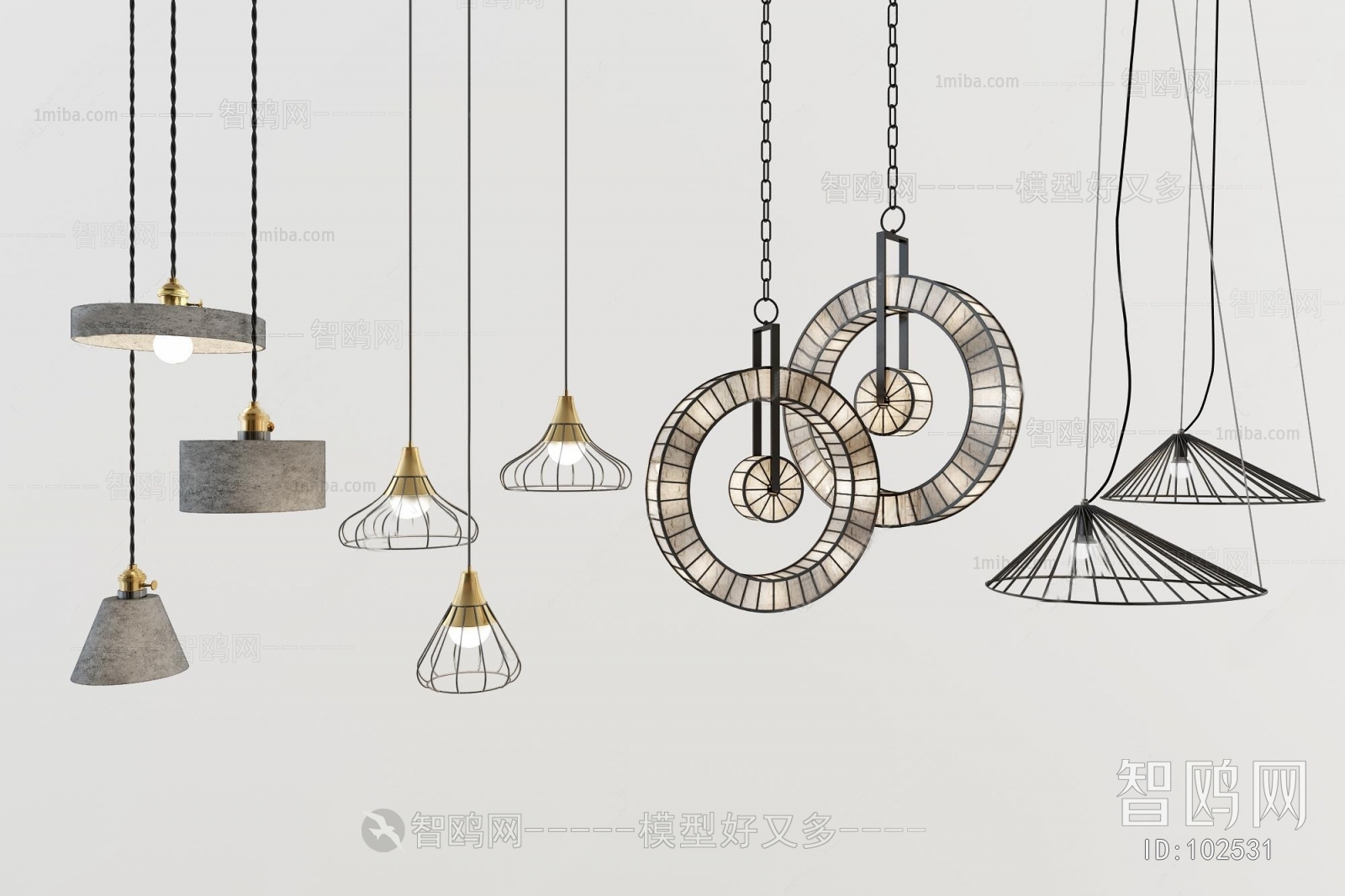 Modern Industrial Style Droplight