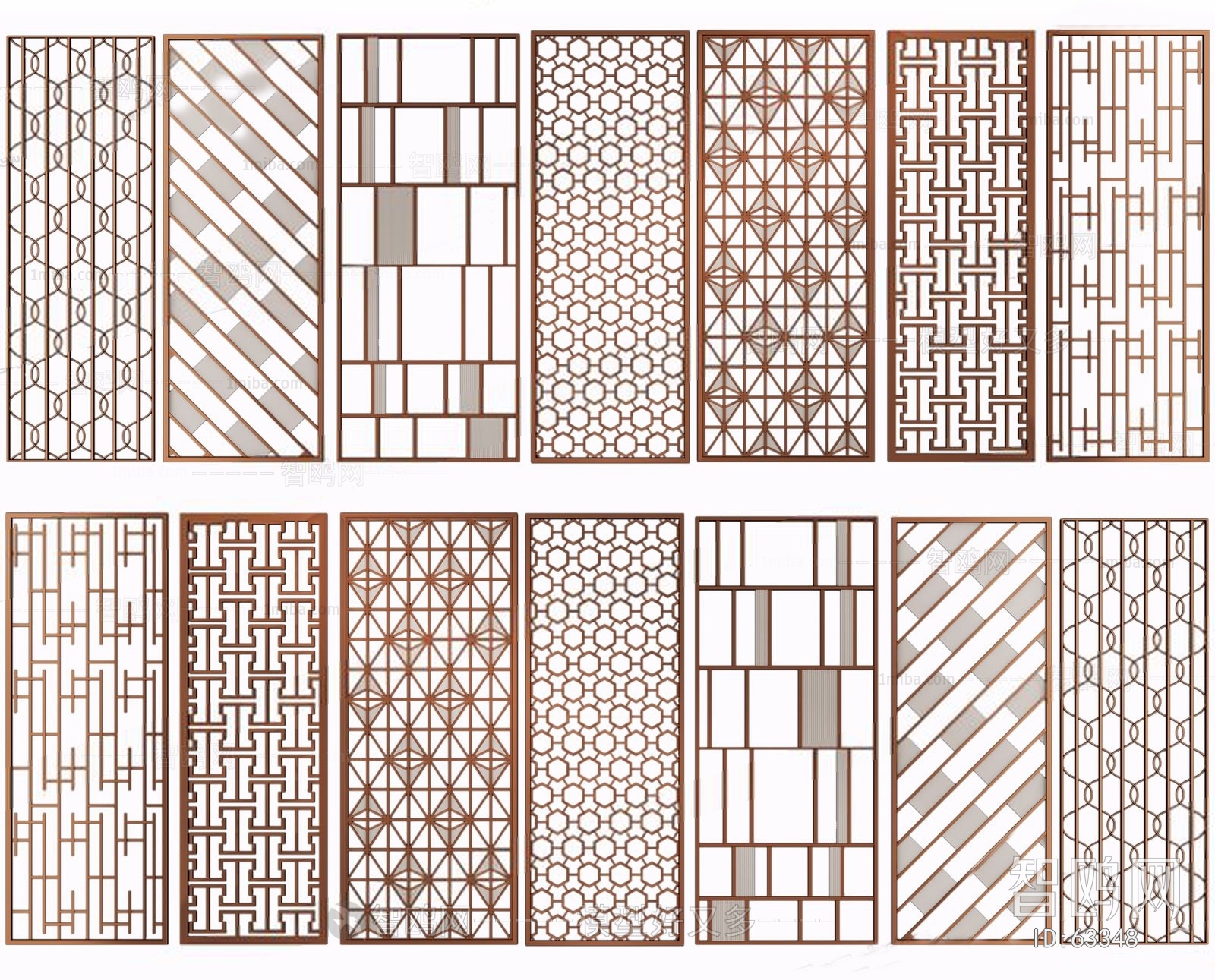 Modern New Chinese Style Partition