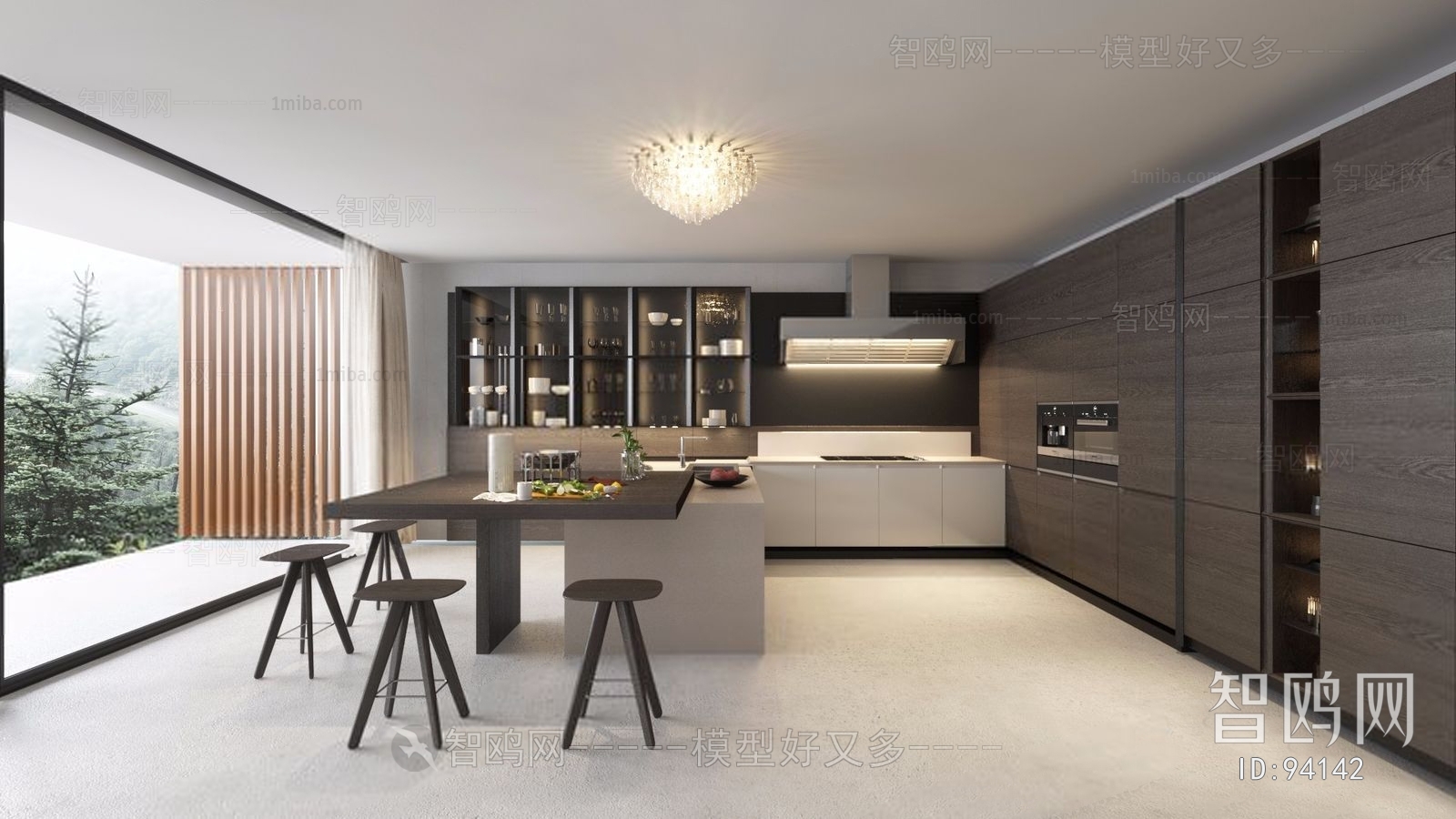 Modern Open Kitchen