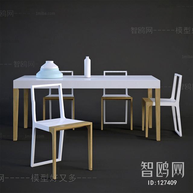 Modern Nordic Style Dining Table And Chairs