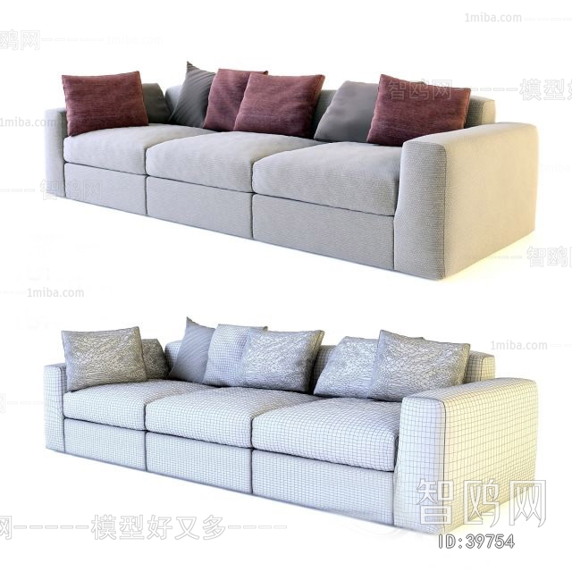 Modern Three-seat Sofa