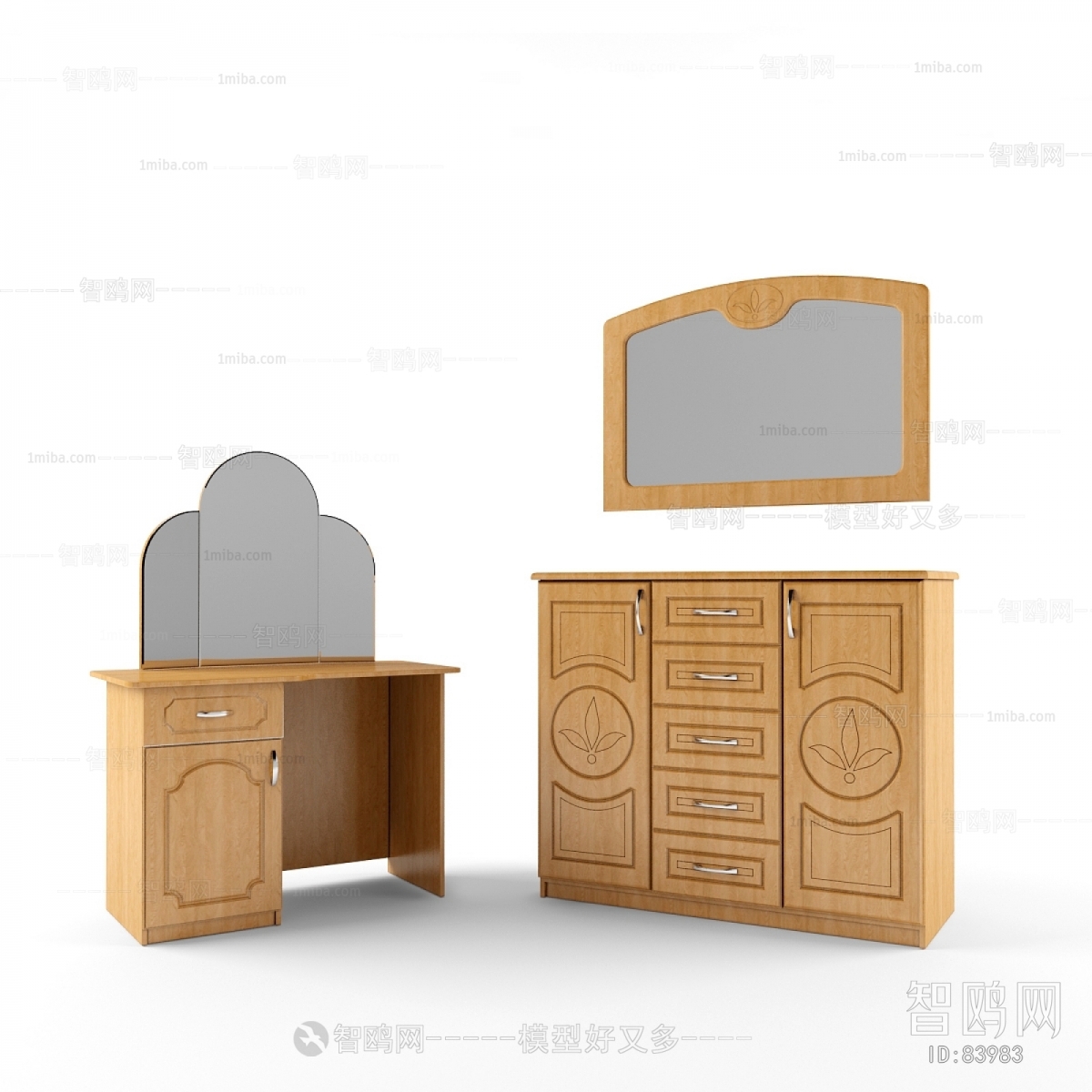 Simple European Style Dresser