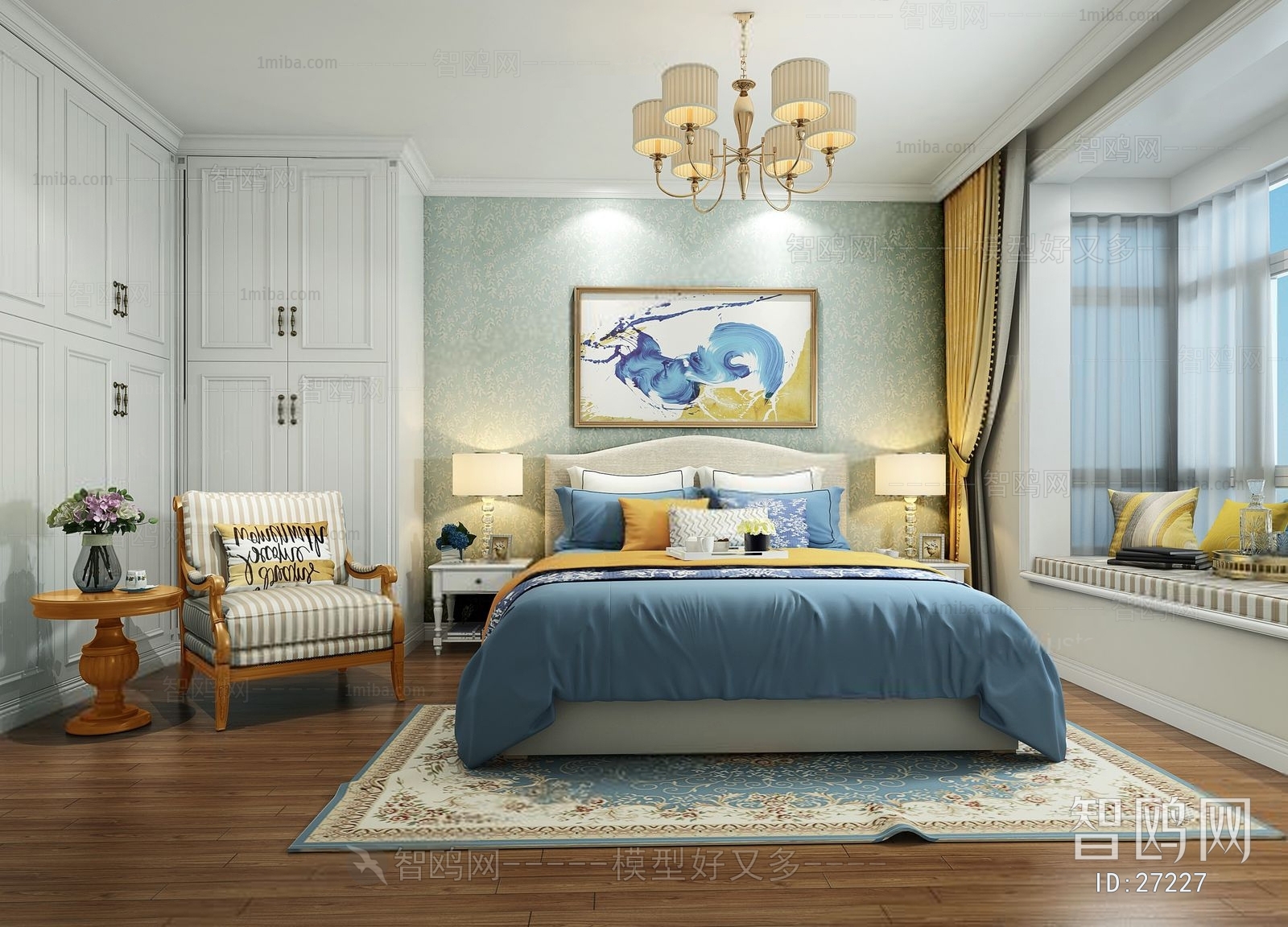 American Style Bedroom