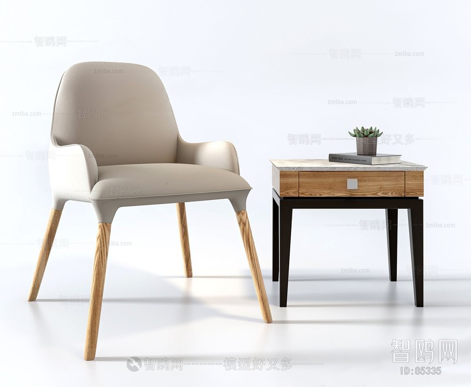 Nordic Style Single Chair