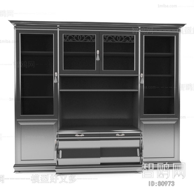 European Style Wine Cabinet