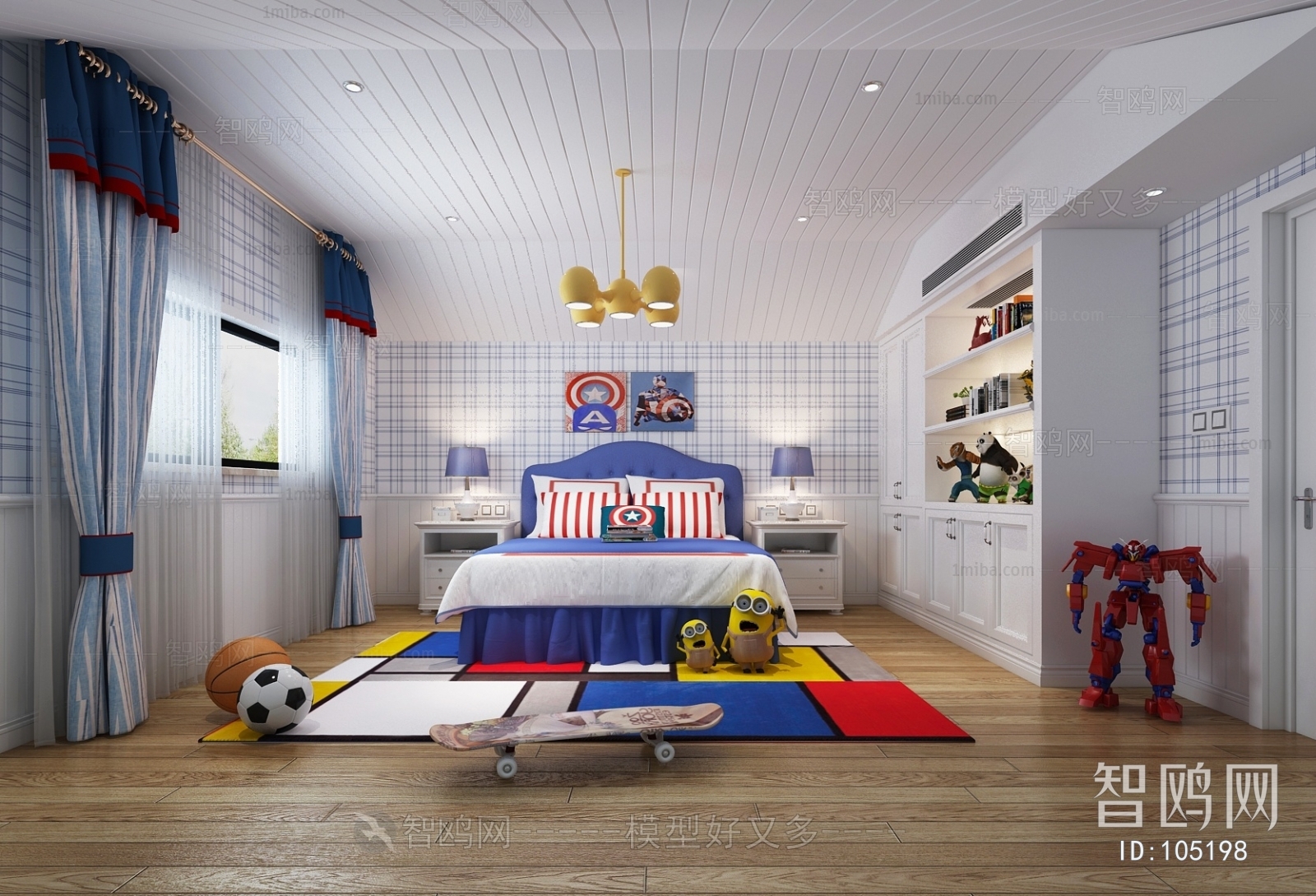American Style Children's Room