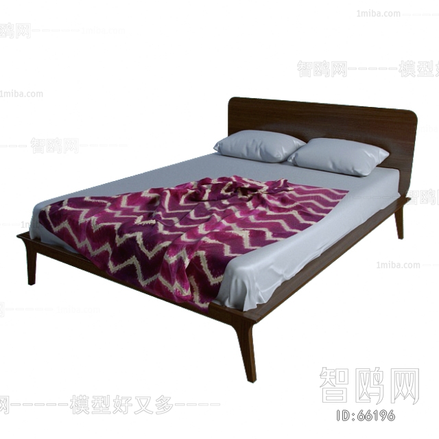 Nordic Style Double Bed