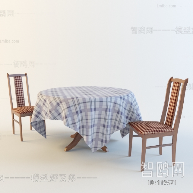 European Style Dining Table And Chairs