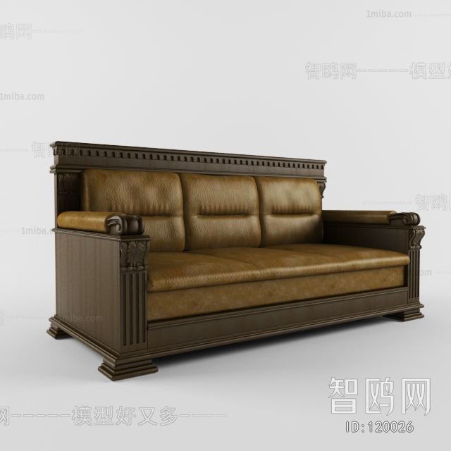 European Style Three-seat Sofa