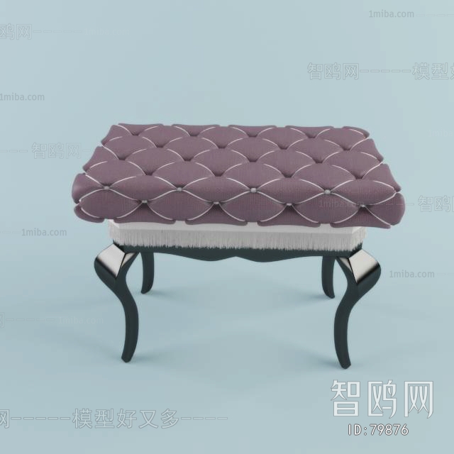 Simple European Style Footstool