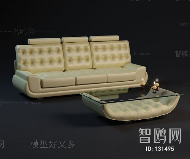 Modern Three-seat Sofa