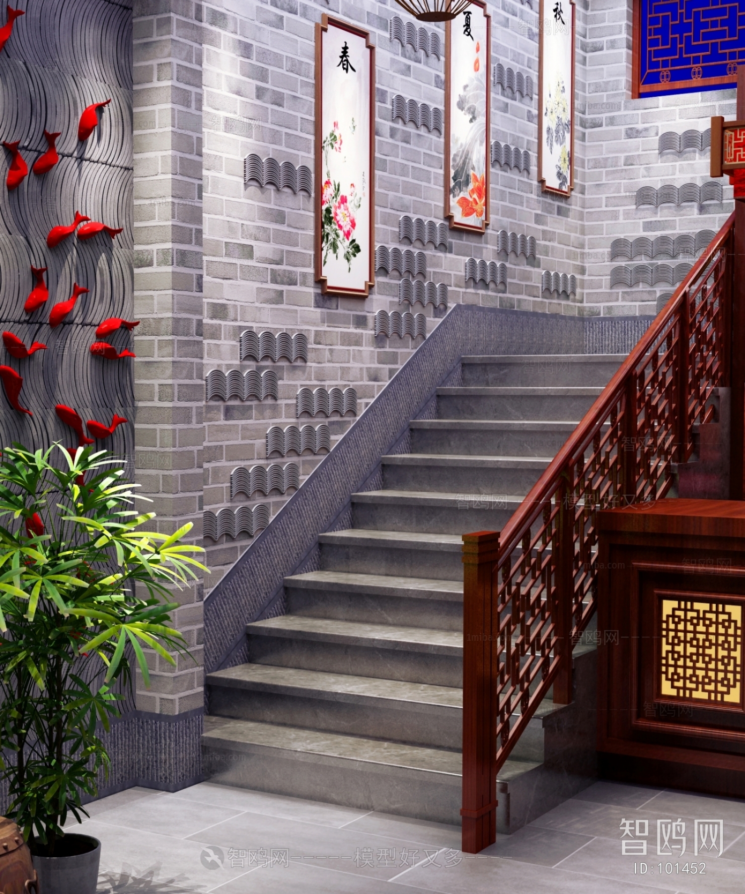 New Chinese Style Stair Balustrade/elevator