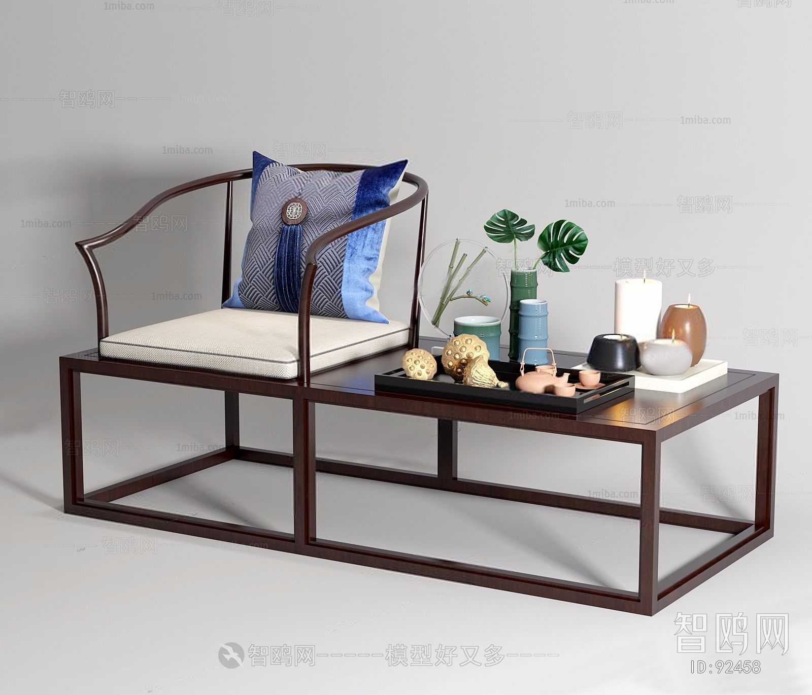 New Chinese Style Lounge Chair