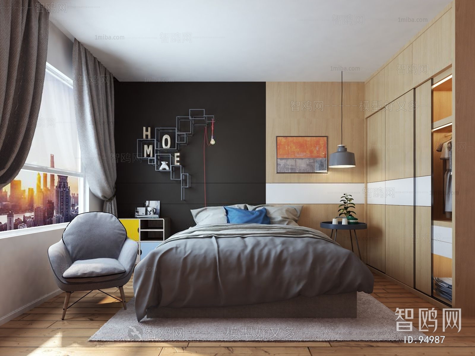 Nordic Style Bedroom