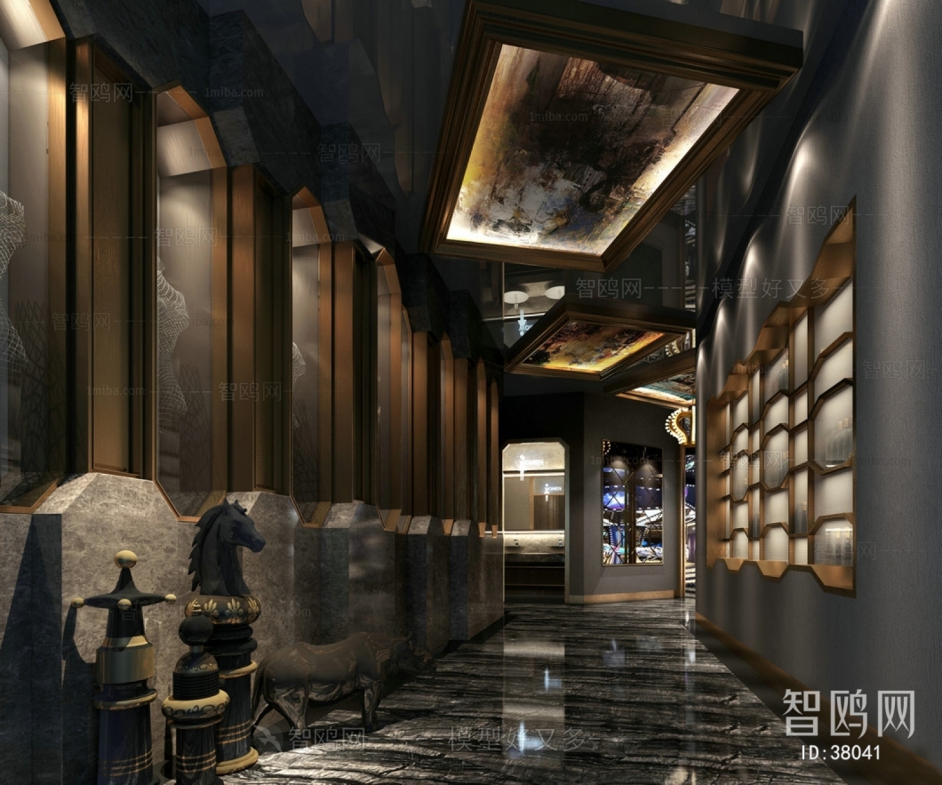 Modern Corridor Elevator Hall