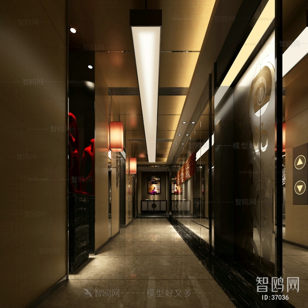 Modern Corridor Elevator Hall