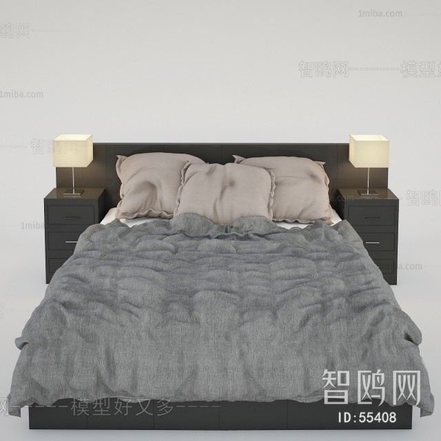 Nordic Style Double Bed