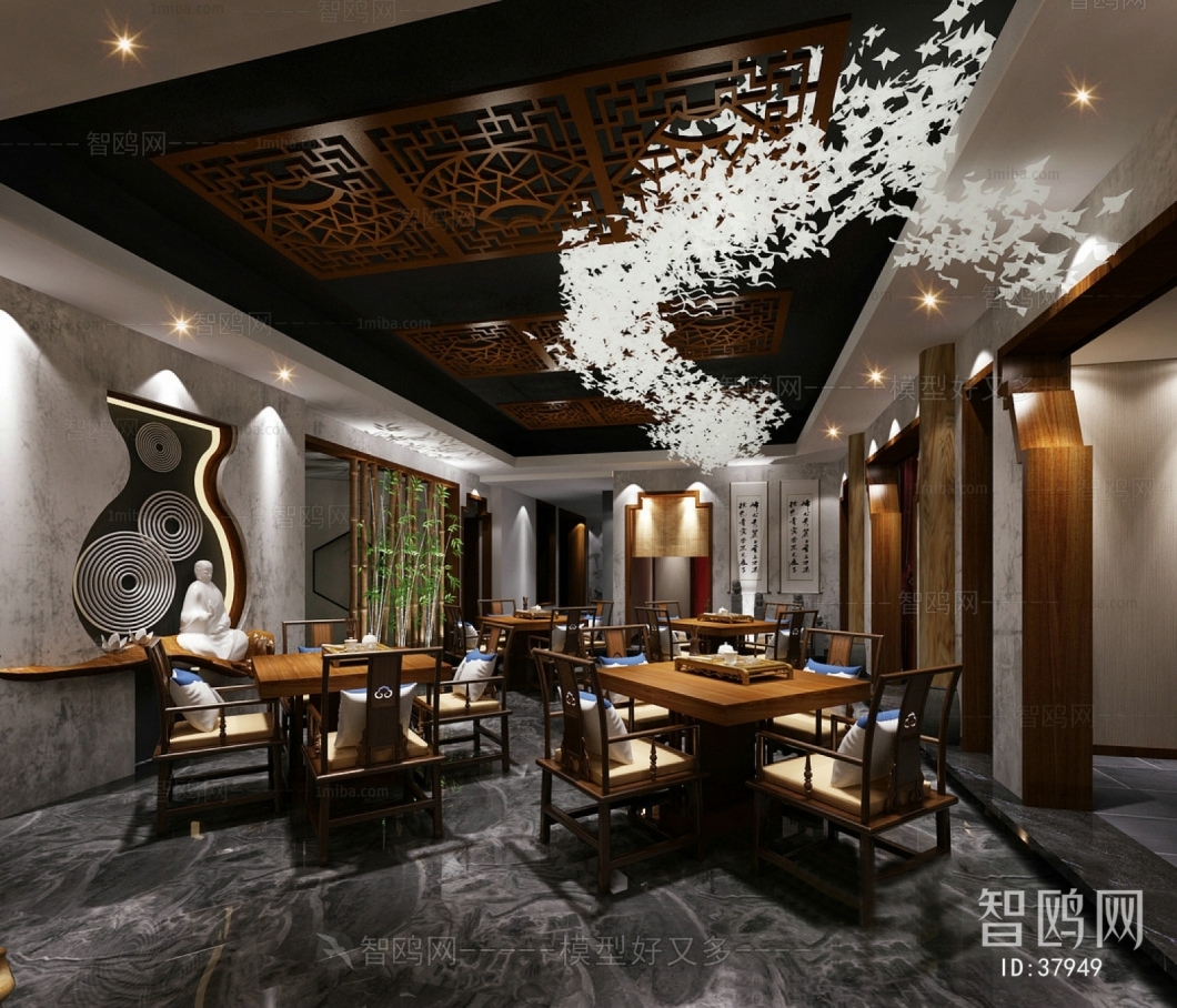 New Chinese Style Teahouse Tea House