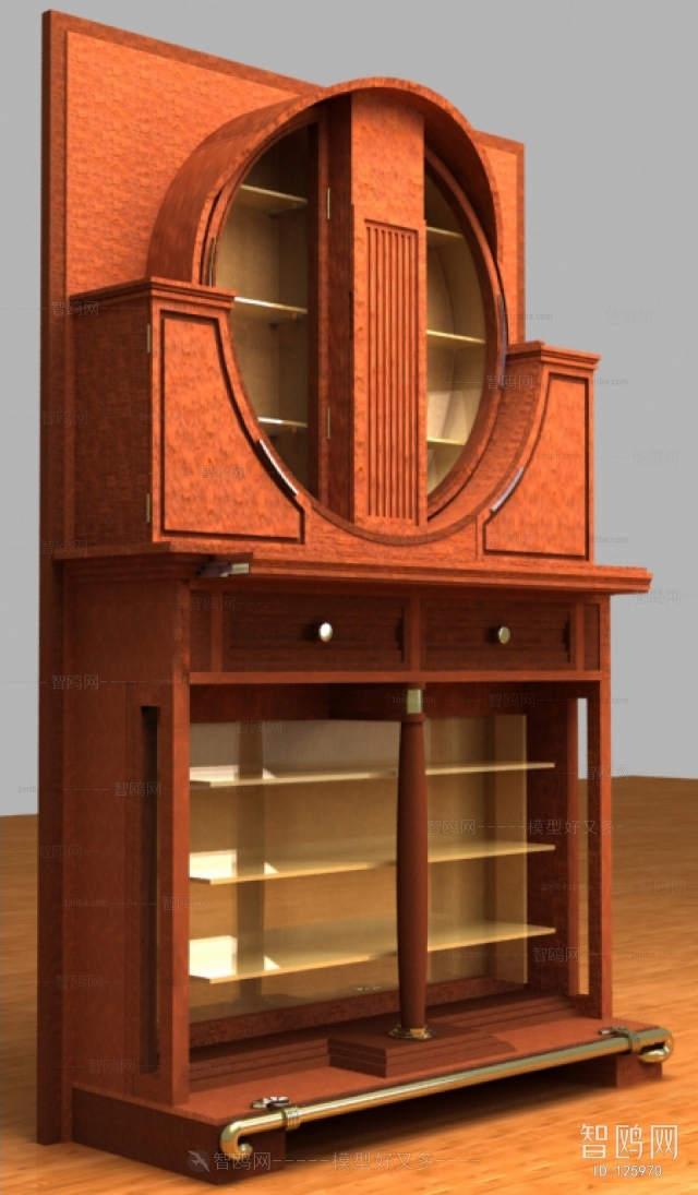 European Style Wine Cabinet