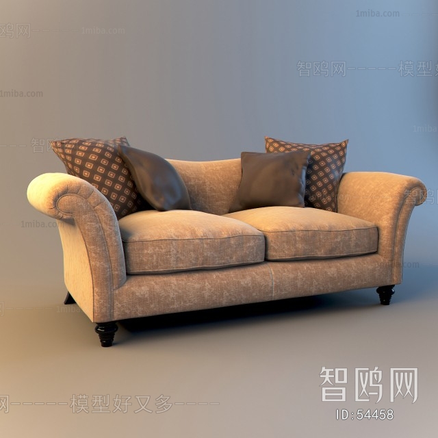 Simple European Style A Sofa For Two