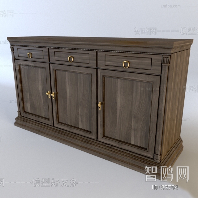 Simple European Style Side Cabinet/Entrance Cabinet