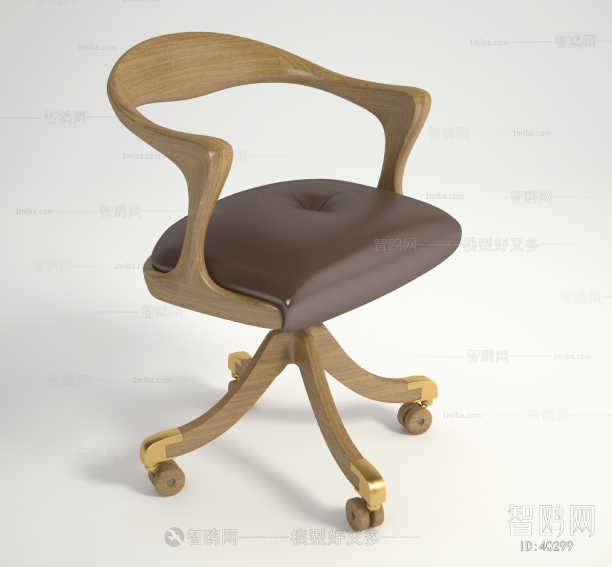 Simple European Style Single Chair