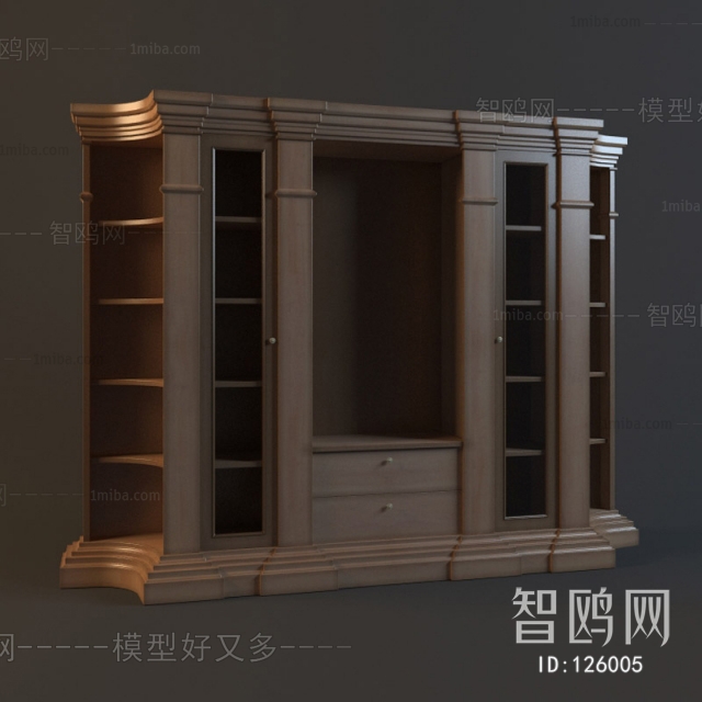 European Style Wine Cabinet