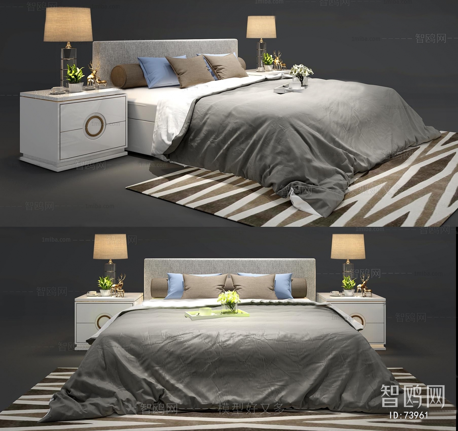 Modern Double Bed