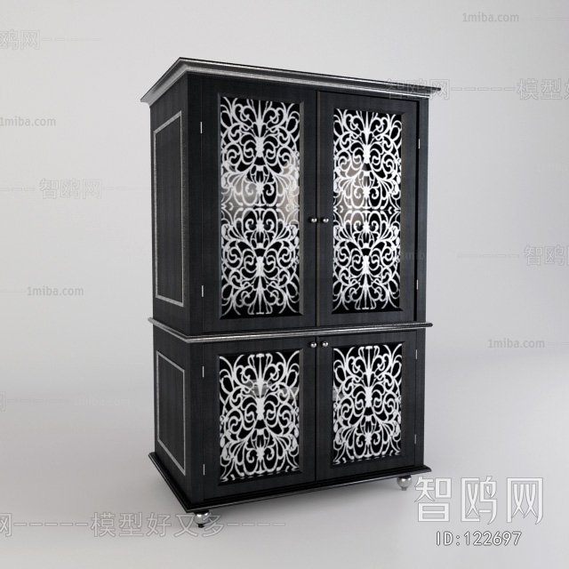 European Style Wine Cabinet