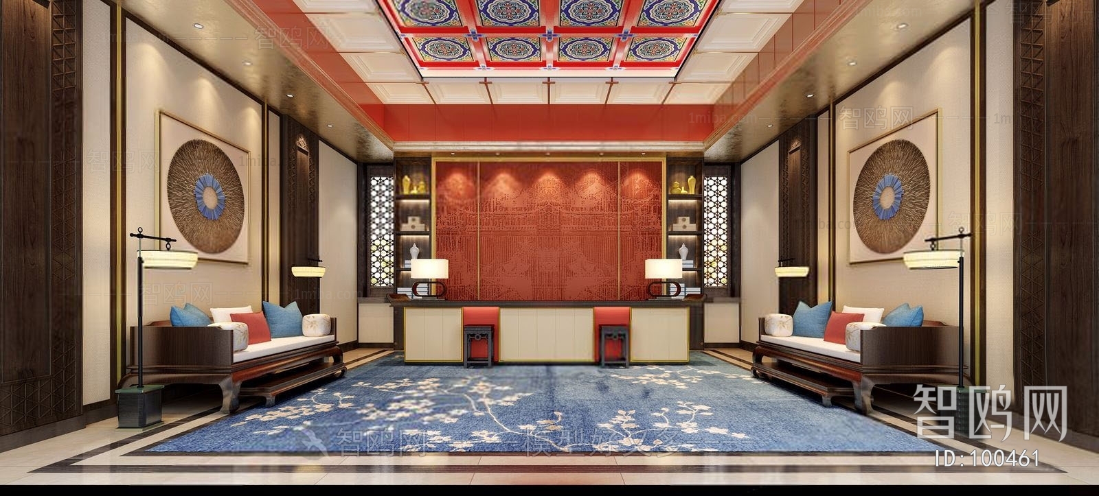 New Chinese Style Lobby Hall