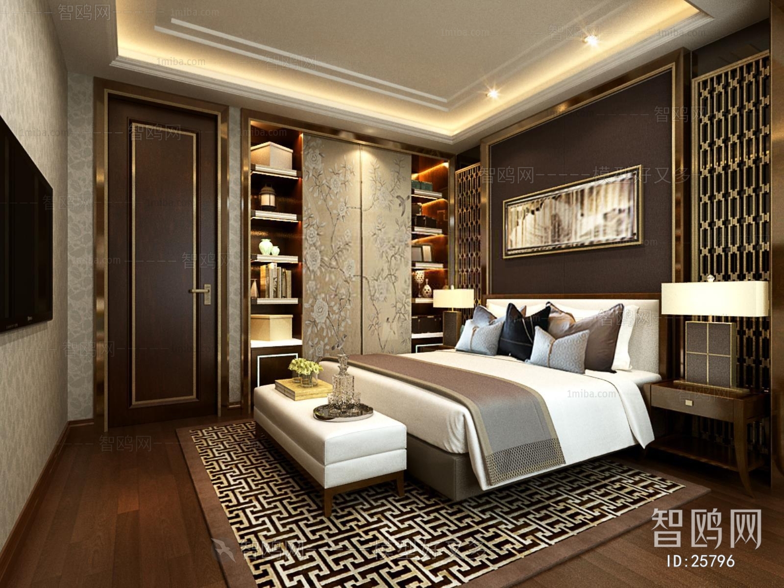Post Modern Style Hong Kong Style Bedroom