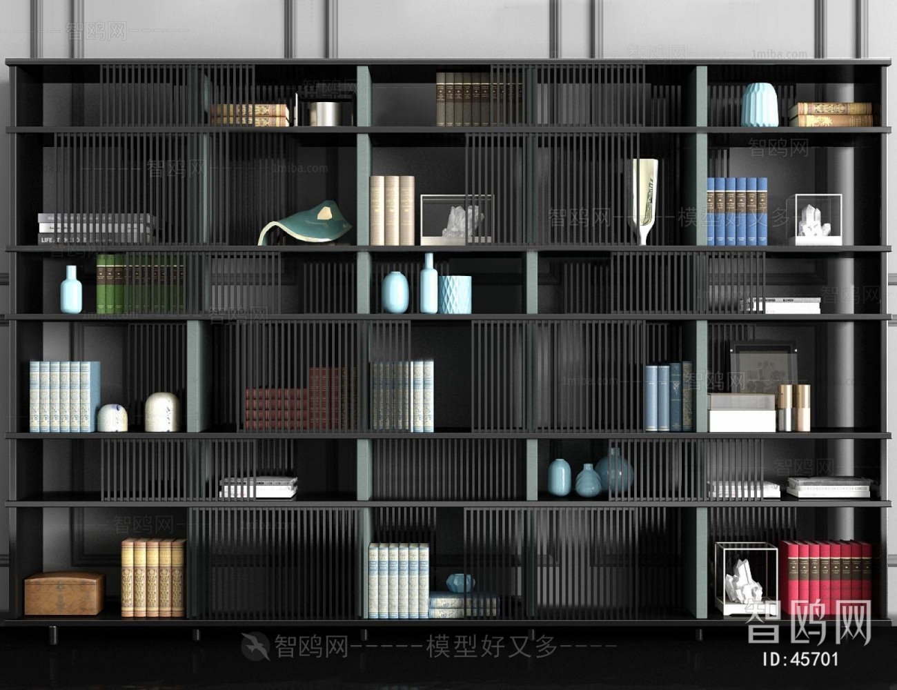 Modern New Chinese Style Bookcase