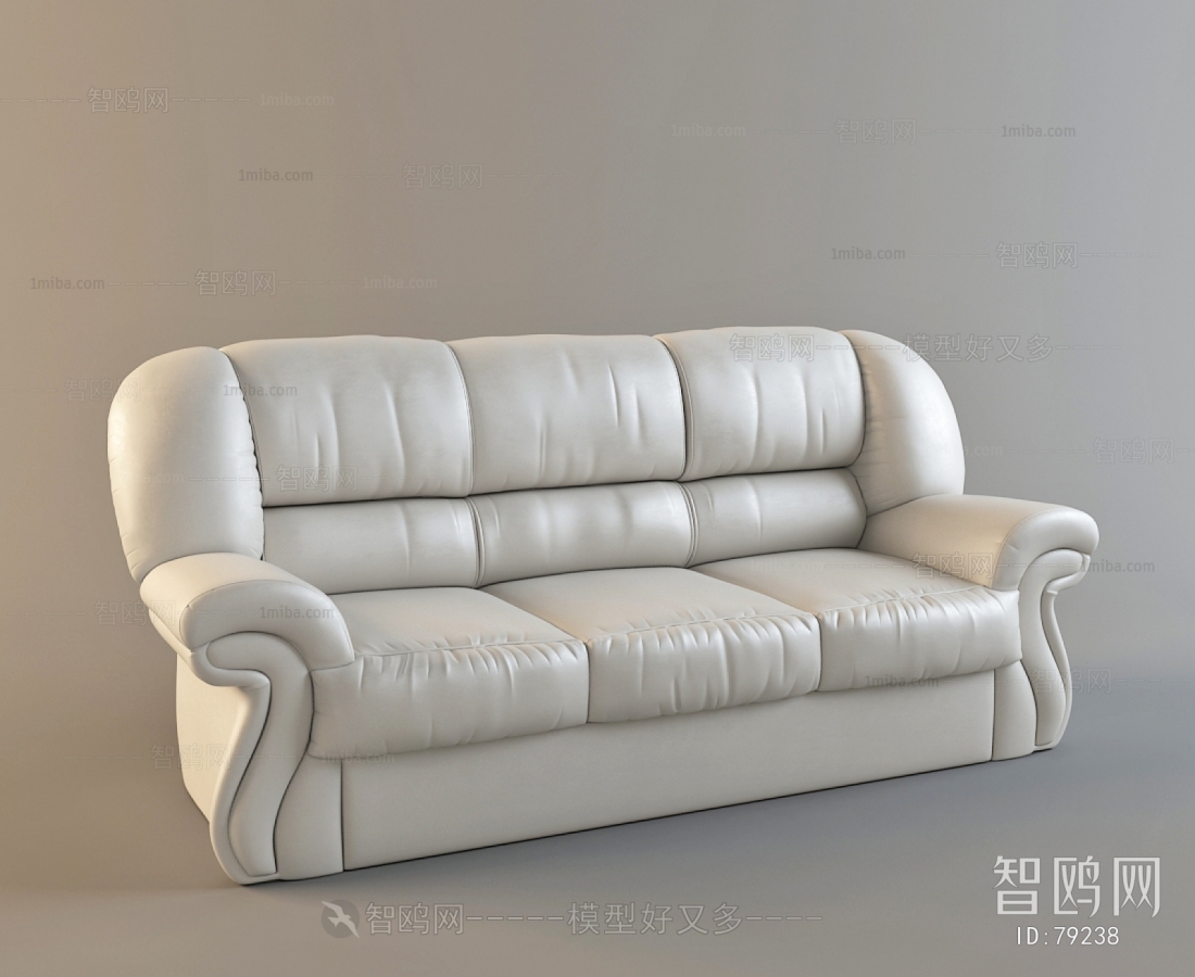 European Style Three-seat Sofa