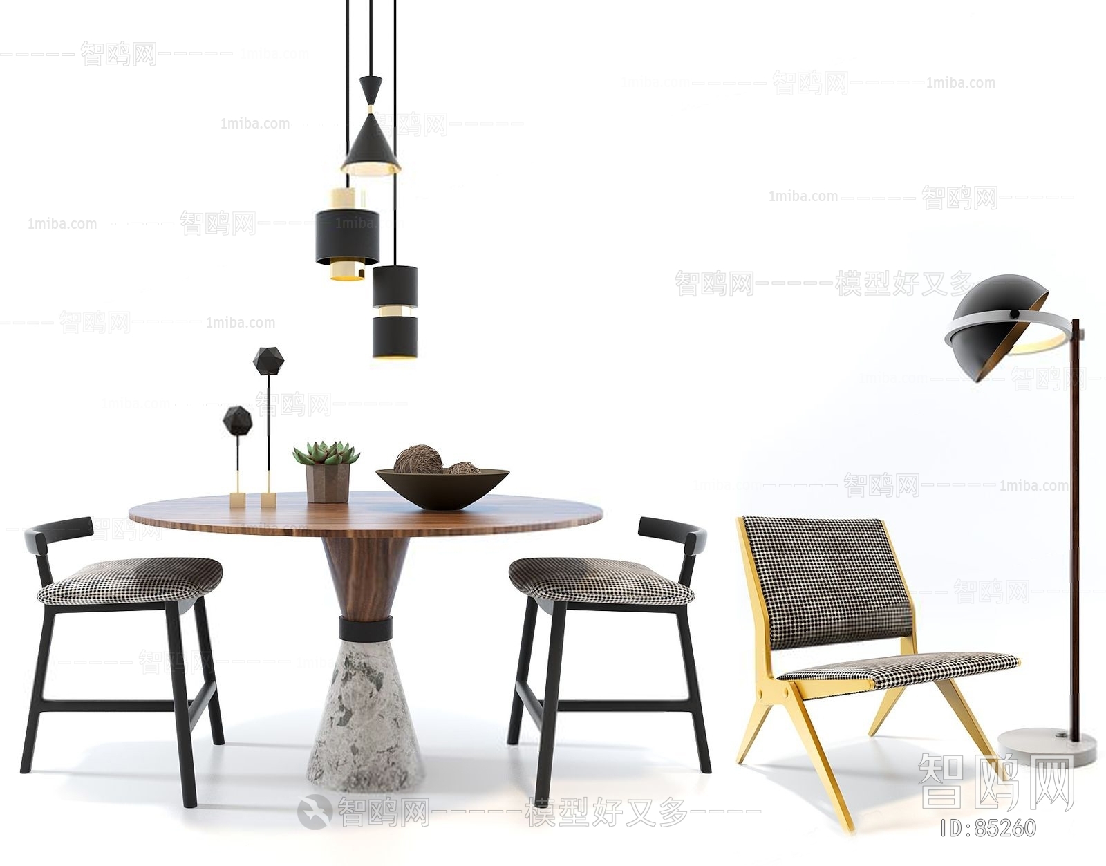 Nordic Style Dining Table And Chairs