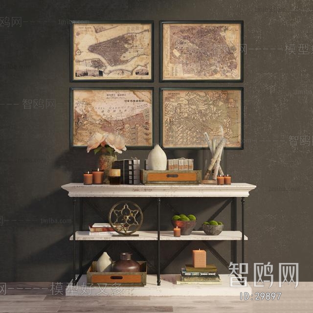 Industrial Style Console