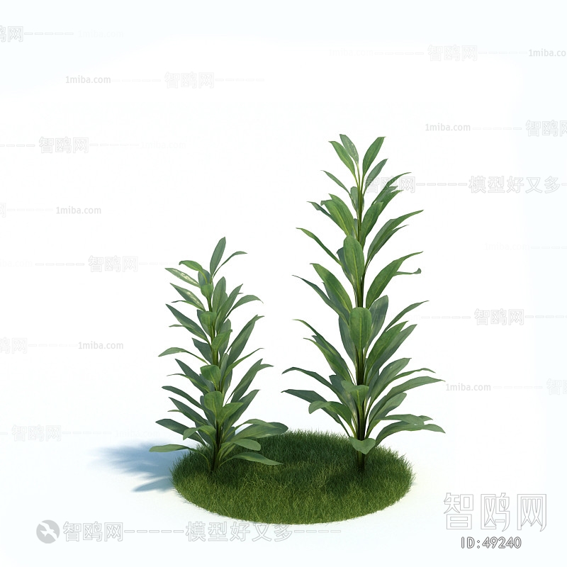 Modern Tree/shrub/grass