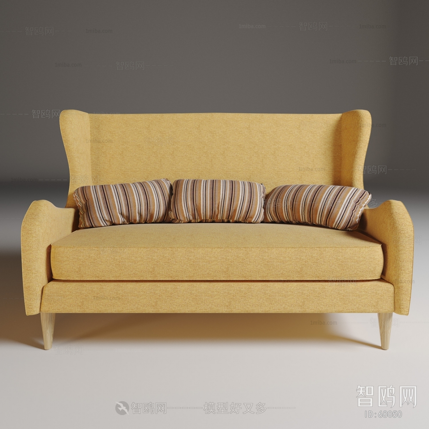 European Style Three-seat Sofa