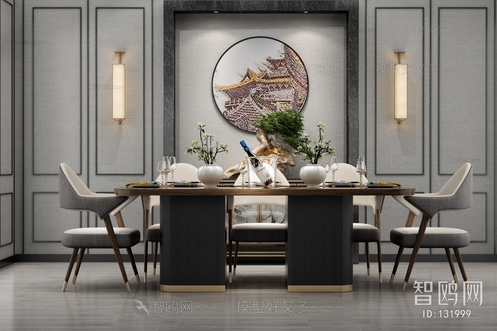 New Chinese Style Dining Table And Chairs