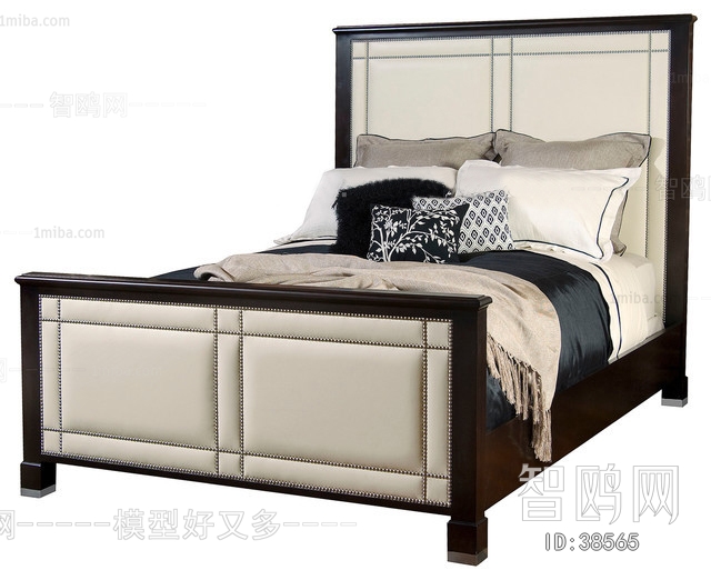 Modern American Style Double Bed