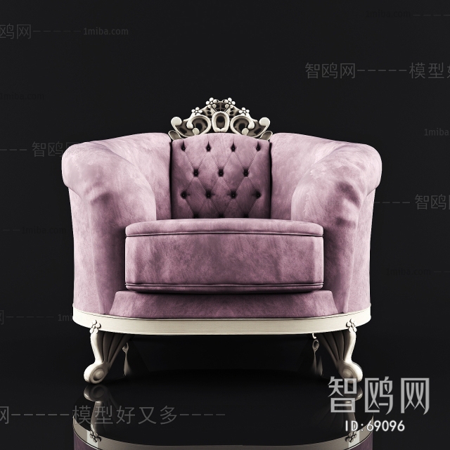 New Classical Style Single Sofa