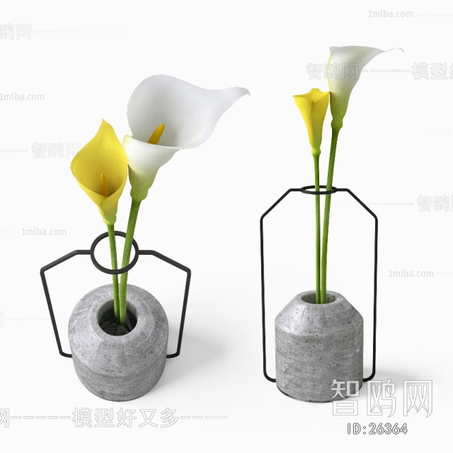 Modern Industrial Style Flowers