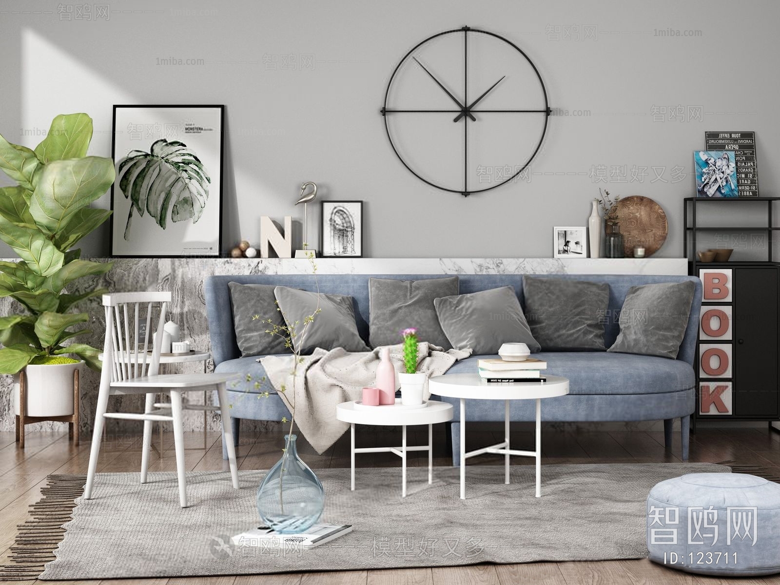 Nordic Style Sofa Combination