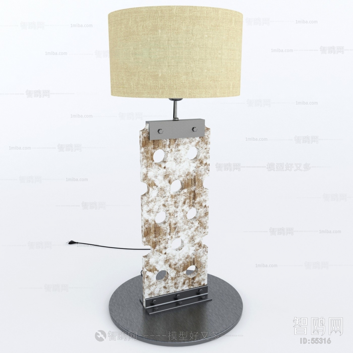 Modern Industrial Style Table Lamp